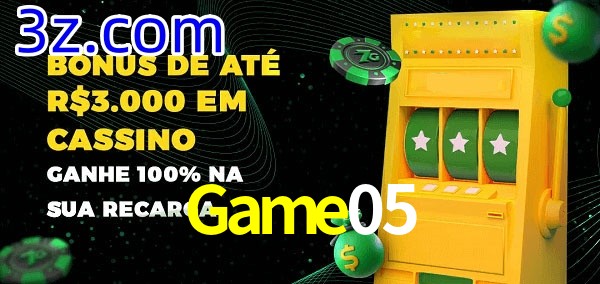 Game05 melhor bônus de depósito